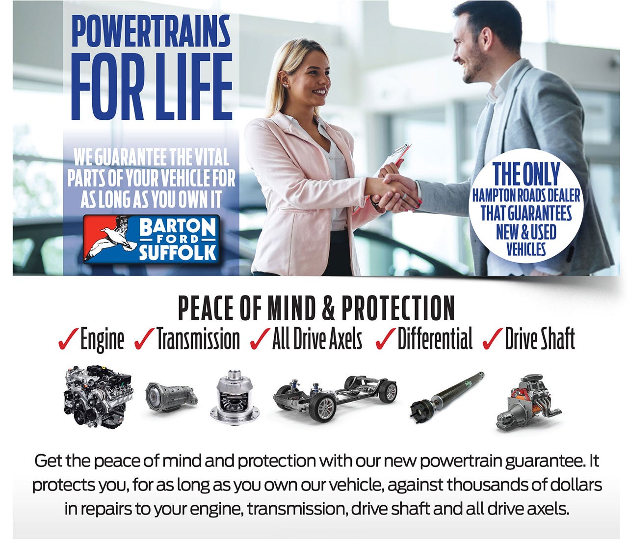 Powertrains for Life at Barton Ford in Suffolk VA